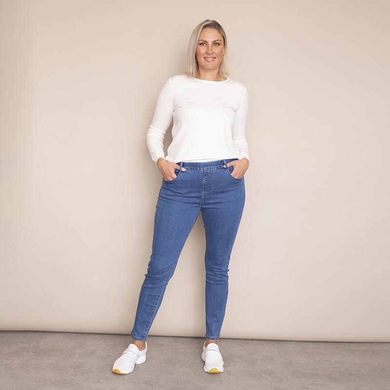 Stud Pocket Denim Trouser