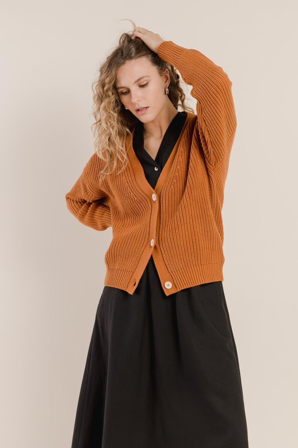 Shelter Cotton Cardigan Birch