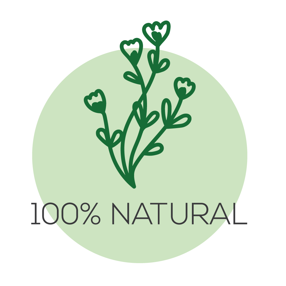 100% natural