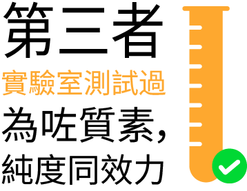 第三方實驗室測試咗質素、純度同效力