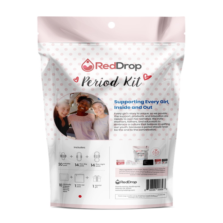 Period Kits for Girls RedDrop