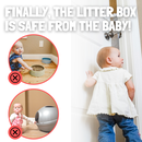 Door Buddy - baby proof cat litter box and food
