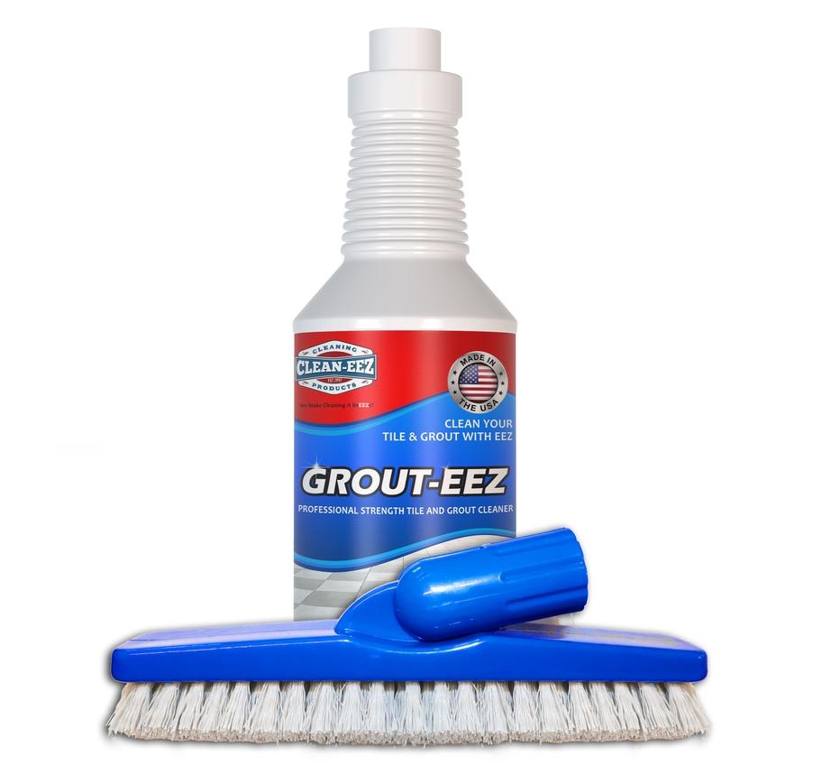 Grout-eez Tile & Grout Cleaner with Grout Brush 32oz
