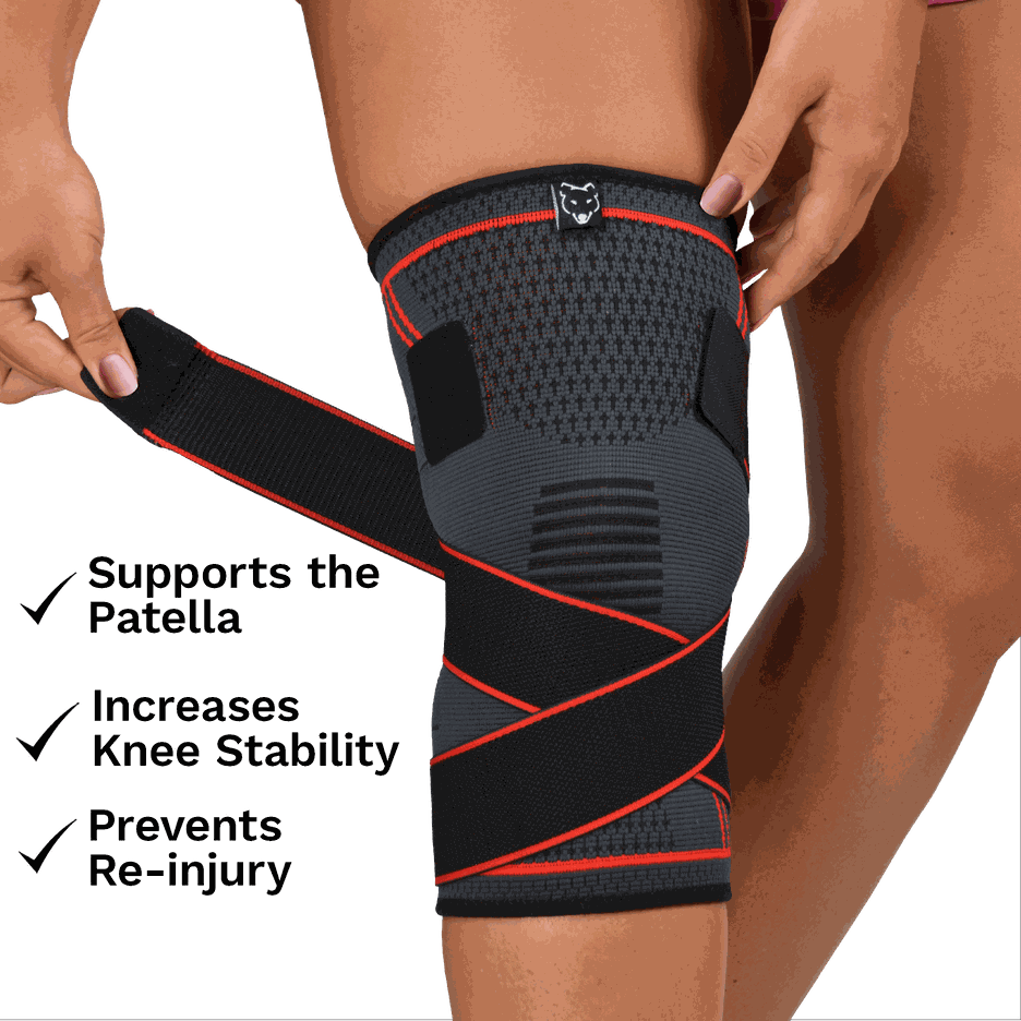 Dr. Dean Wolf Knee Compression Sleeve DrDeanWolf
