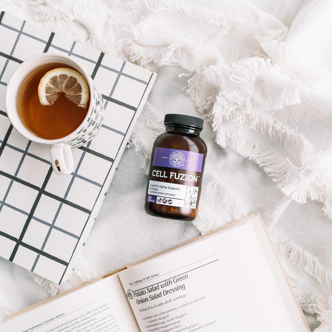 Global Healing Cell Fuzion Bottle With Tea