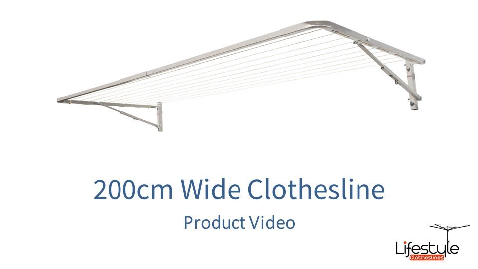 200cm wide clothesline product link