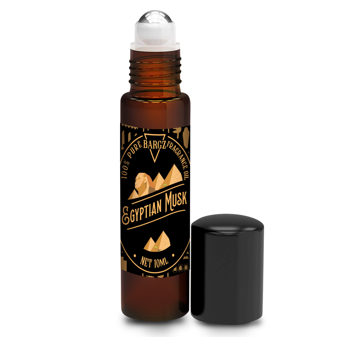 Bargz 10 oz Light Brown Egyptian Musk Body Oil Scented Fragrance