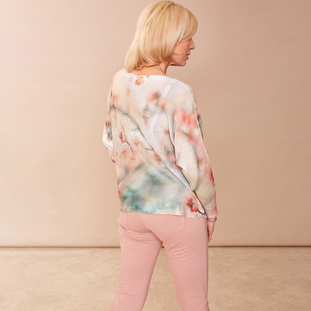 Karina Batwing Jumper (Cherry Blossom)