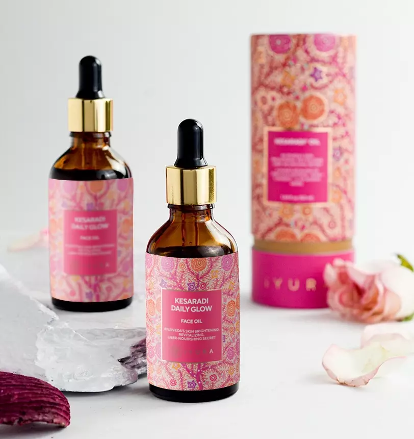 Hero Shot of Kesaradi Daily Glow oil