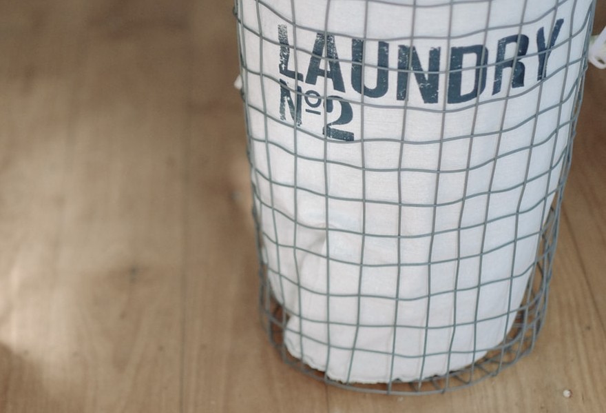 wire laundry basket