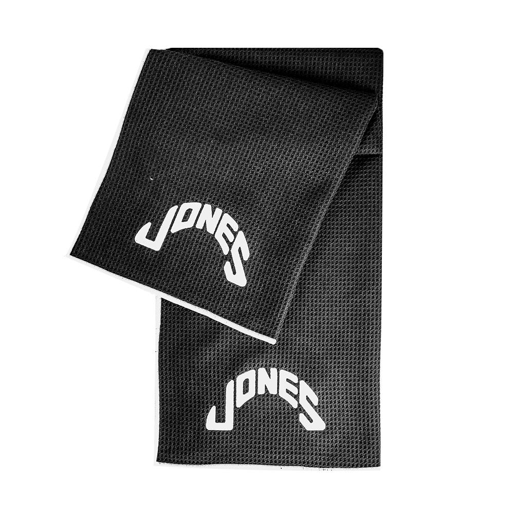 Jones Caddy Golf Towel - Black/White