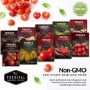10 varieties of non-gmo heirloom tomato seeds for your vegetable garden
