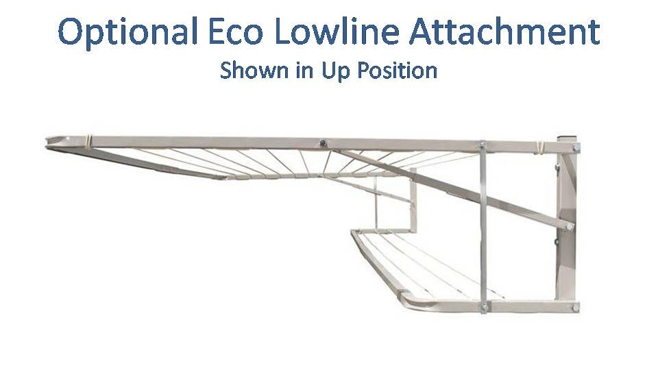 eco 1400mm wide lowline attachment show in up position