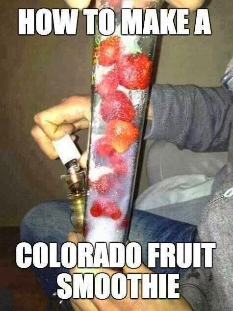 Water pipe filled with frozen fruit and berries as a natural alternative to ice cubes, illustrating methods for cooling smoke while potentially enhancing flavor.