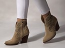 Mariana - Women ankle length booties - Reindeer Leather