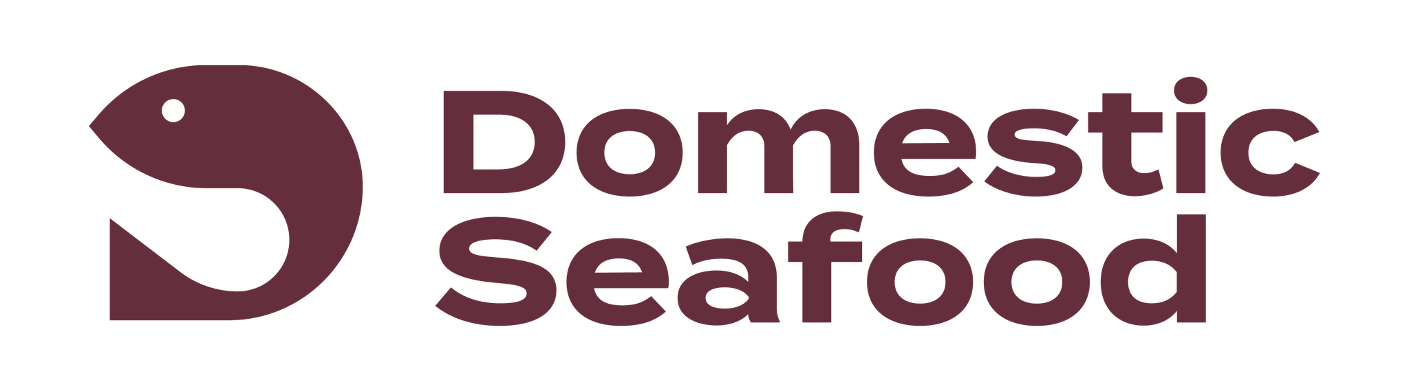 Domestic Seafood Burgundy Logo