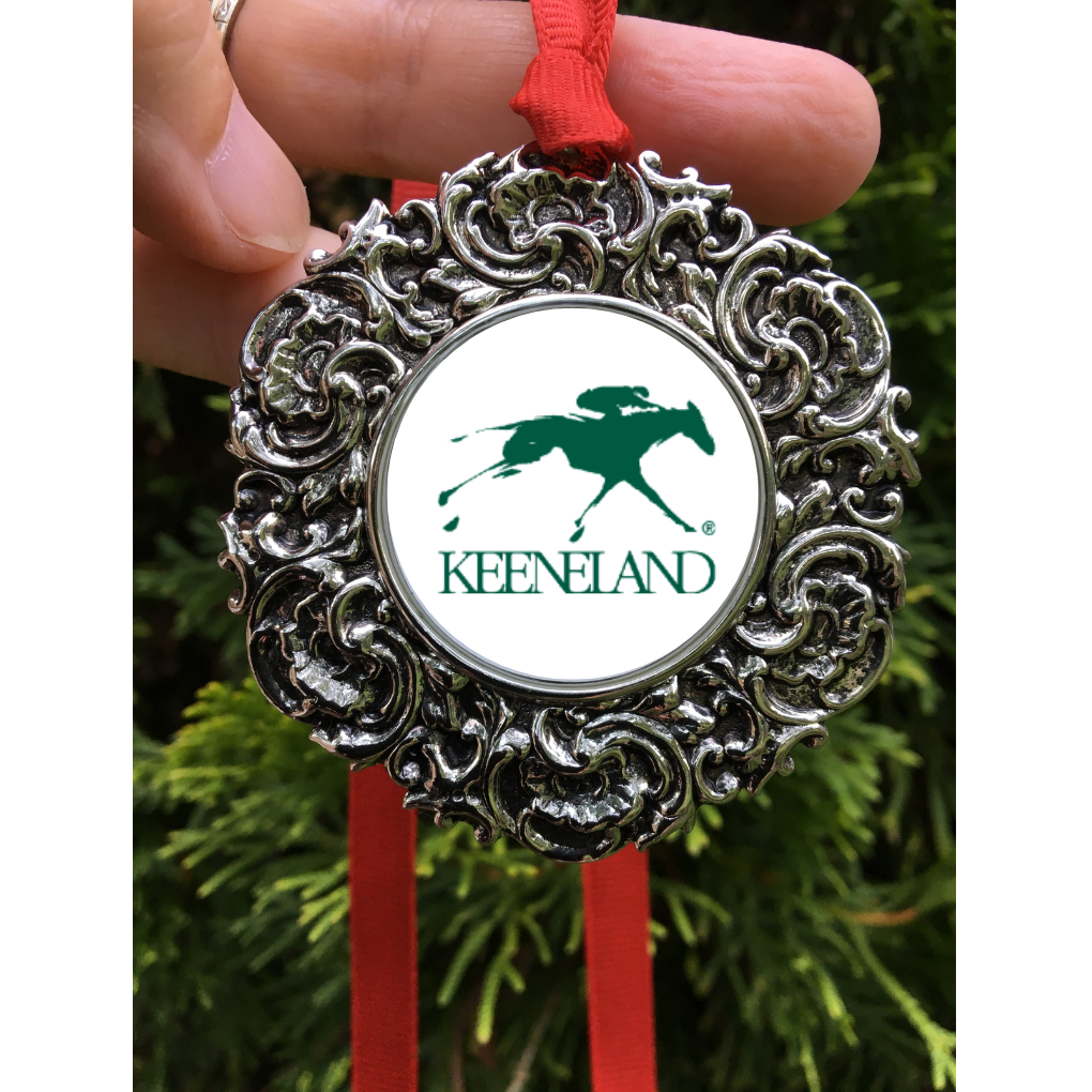 Custom Equestrian Christmas Ornament with Your Logo