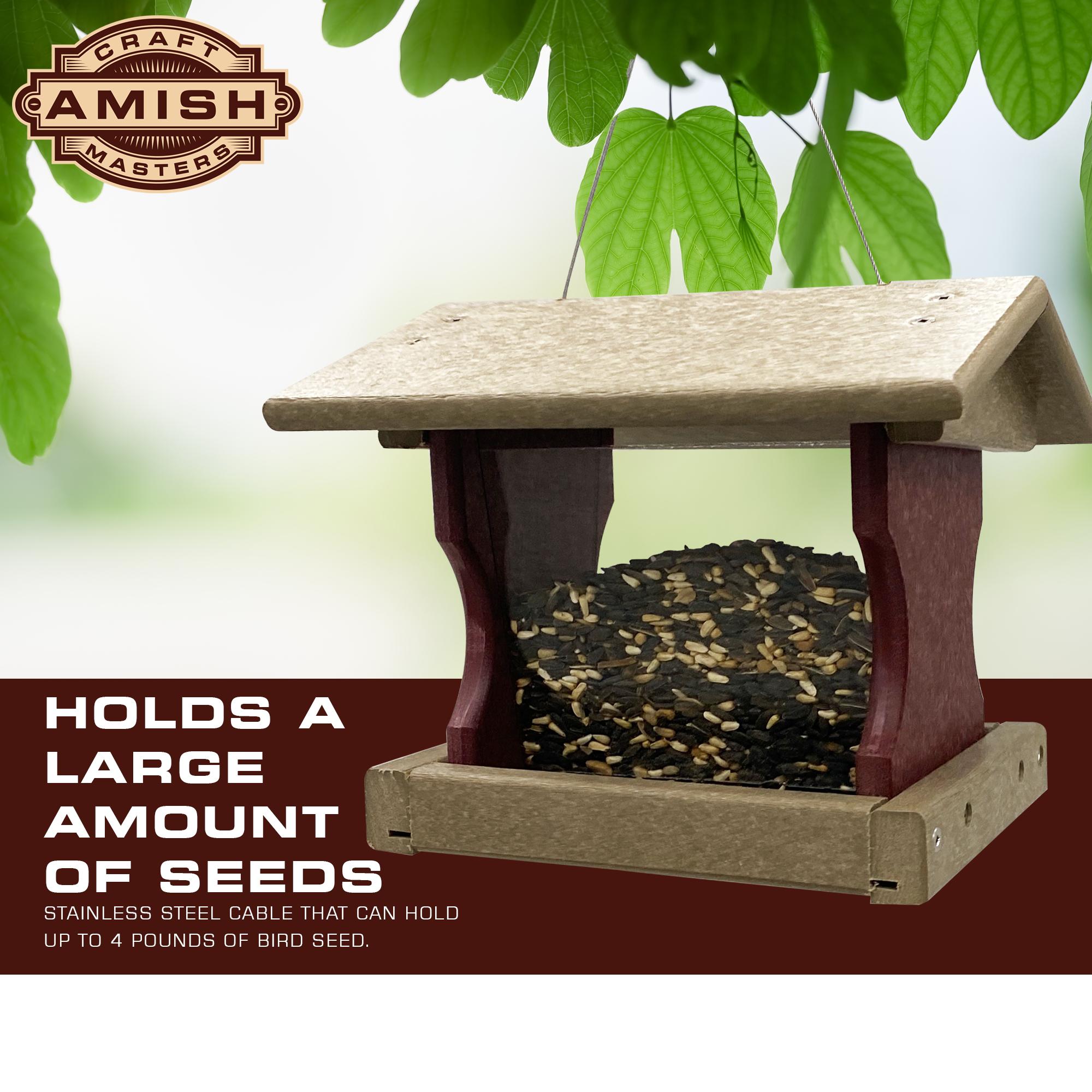 Amish Built Poly Bird Feeder