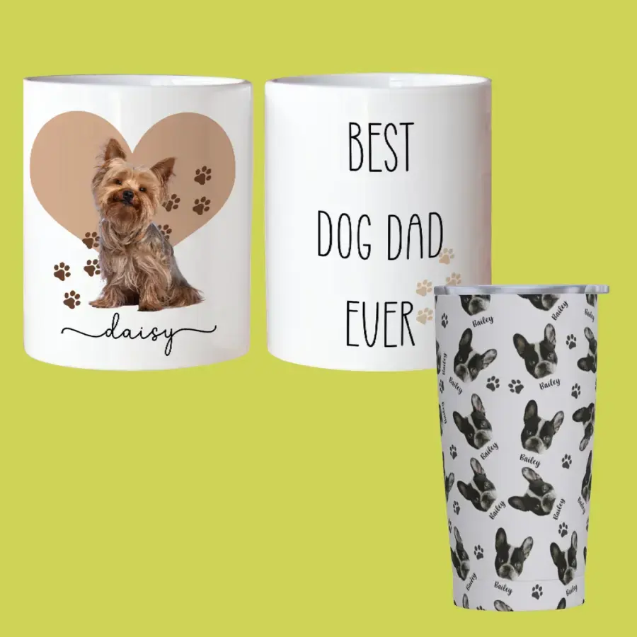 Custom Dog Dad Mug