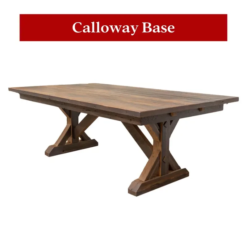 Calloway Wood Table Base