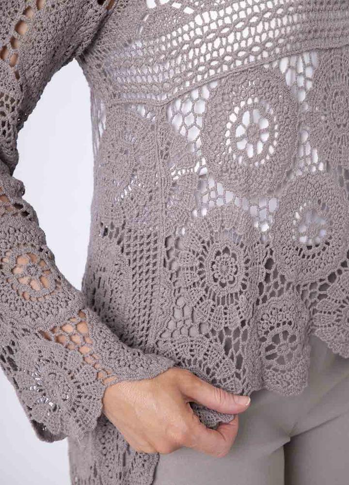 Crochet Overlay Dress