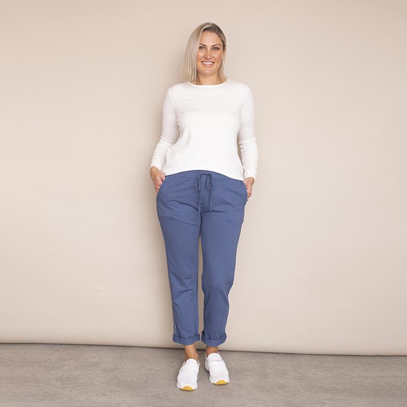 Ciara Joggers - Plus Size (Denim Blue)