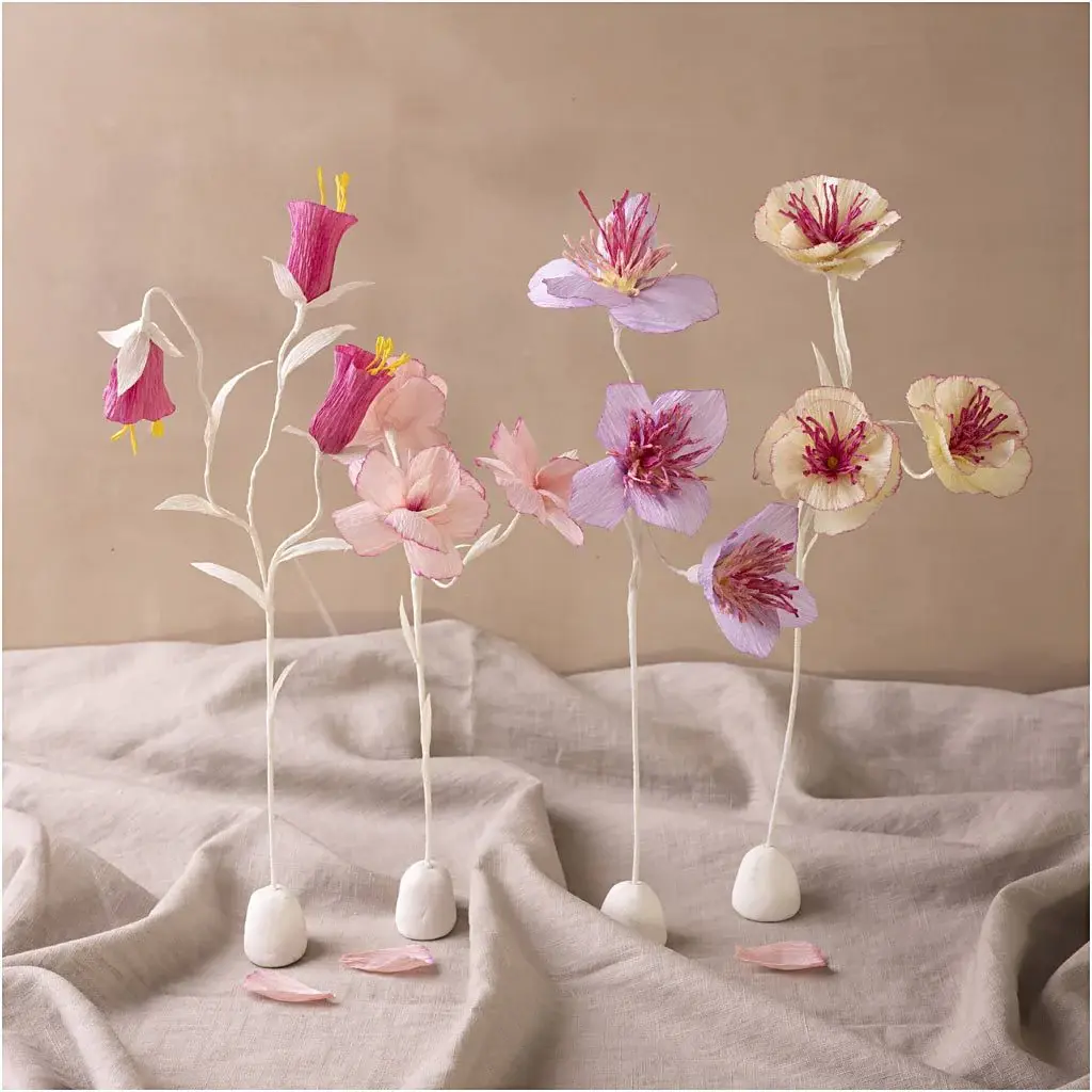 crepe paper flower kits