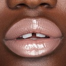 Deep skin tone model lips with Nude Pout