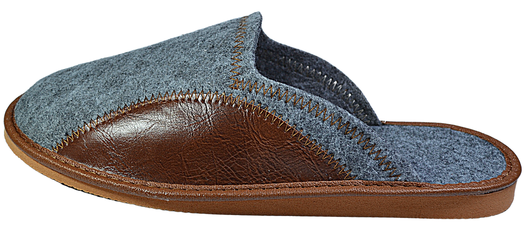 Carl - Mens bedroom mules slippers - Reindeer Leather