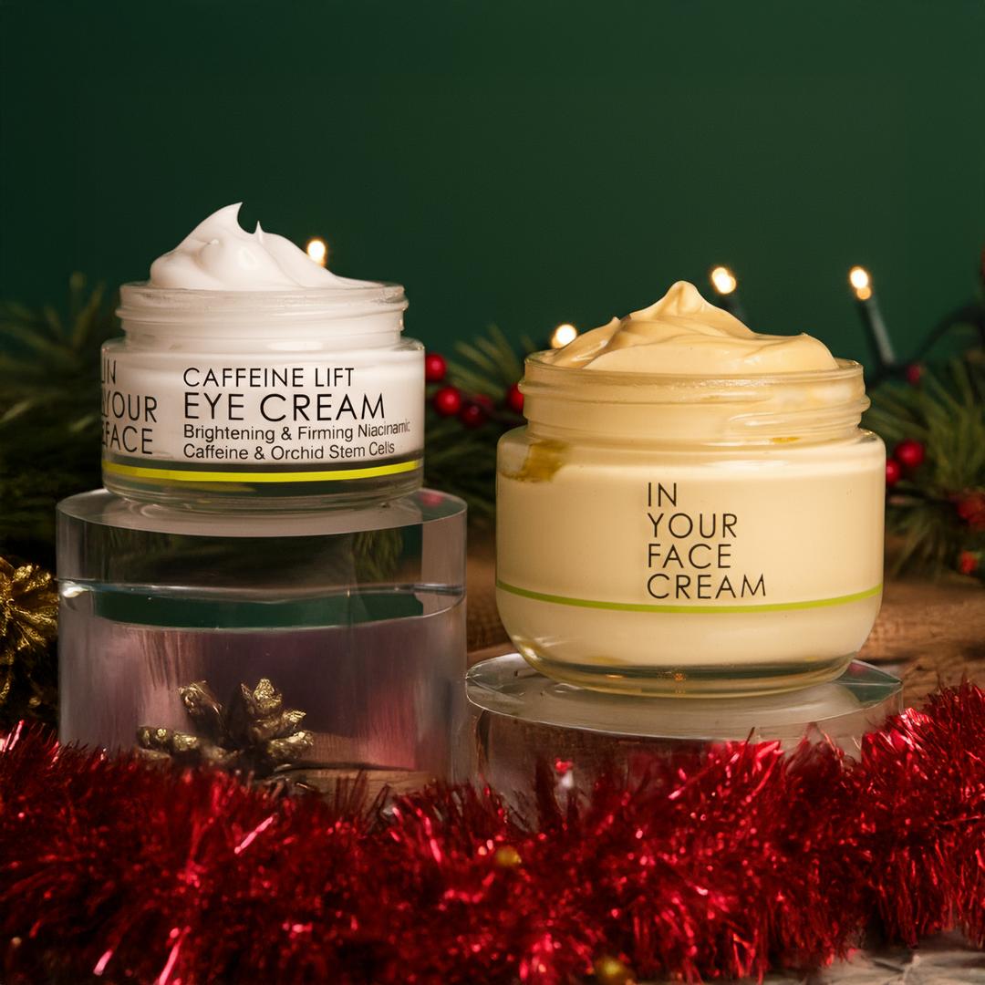image of THE CREAM with holiday background