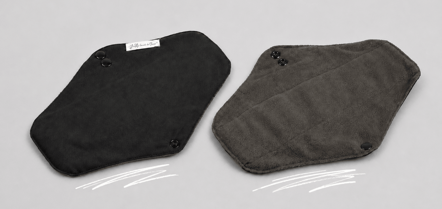 pads menstruels en fibre de charbon de bambou