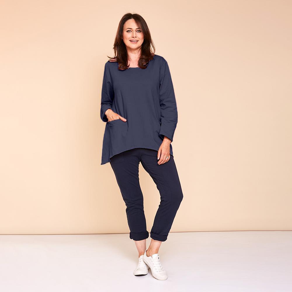 Vicky Top(Navy)