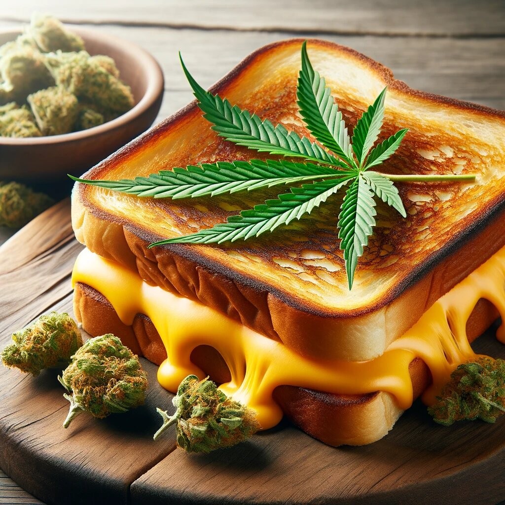 canna infused grilled cheese