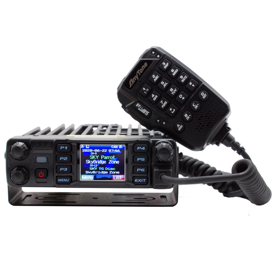 The AnyTone 578UVIII PLUS Tri-Band Mobile Radio