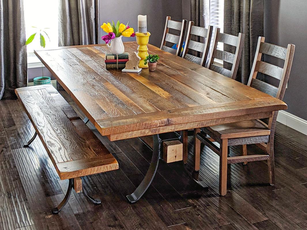 barnwood dining table