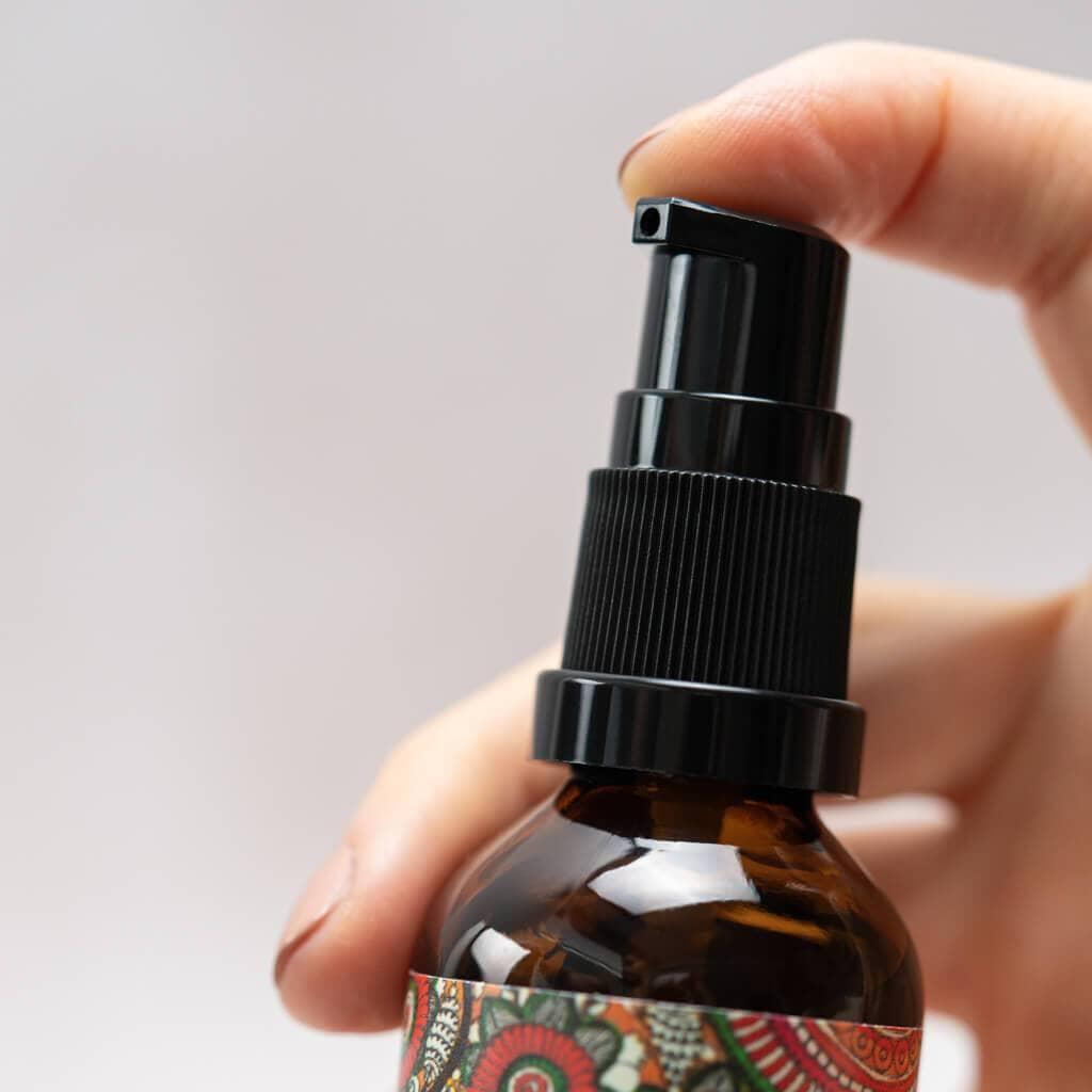 Prinourish serum being used