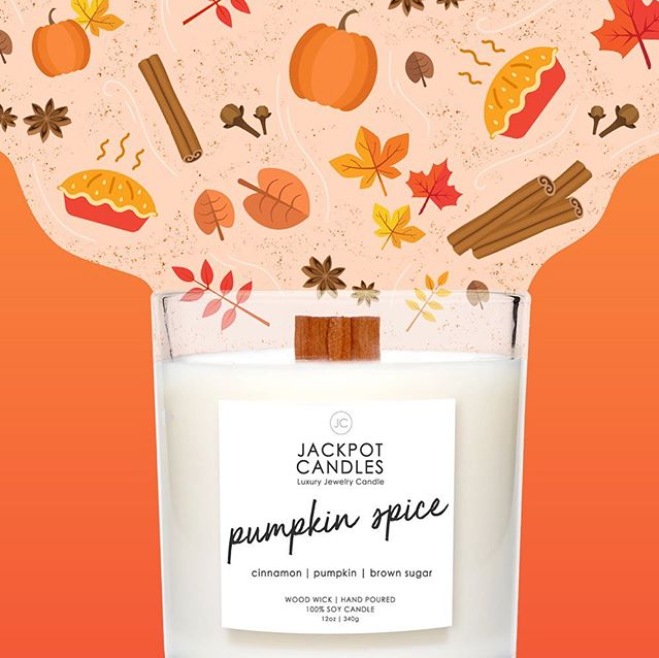 pumpkin spice candle