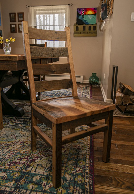 Akron Reclaimed Barnwood Dining Chair