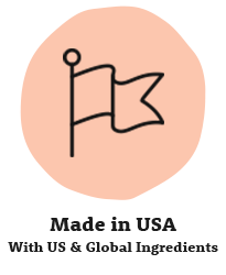 Made in USA with US & Global Ingredients