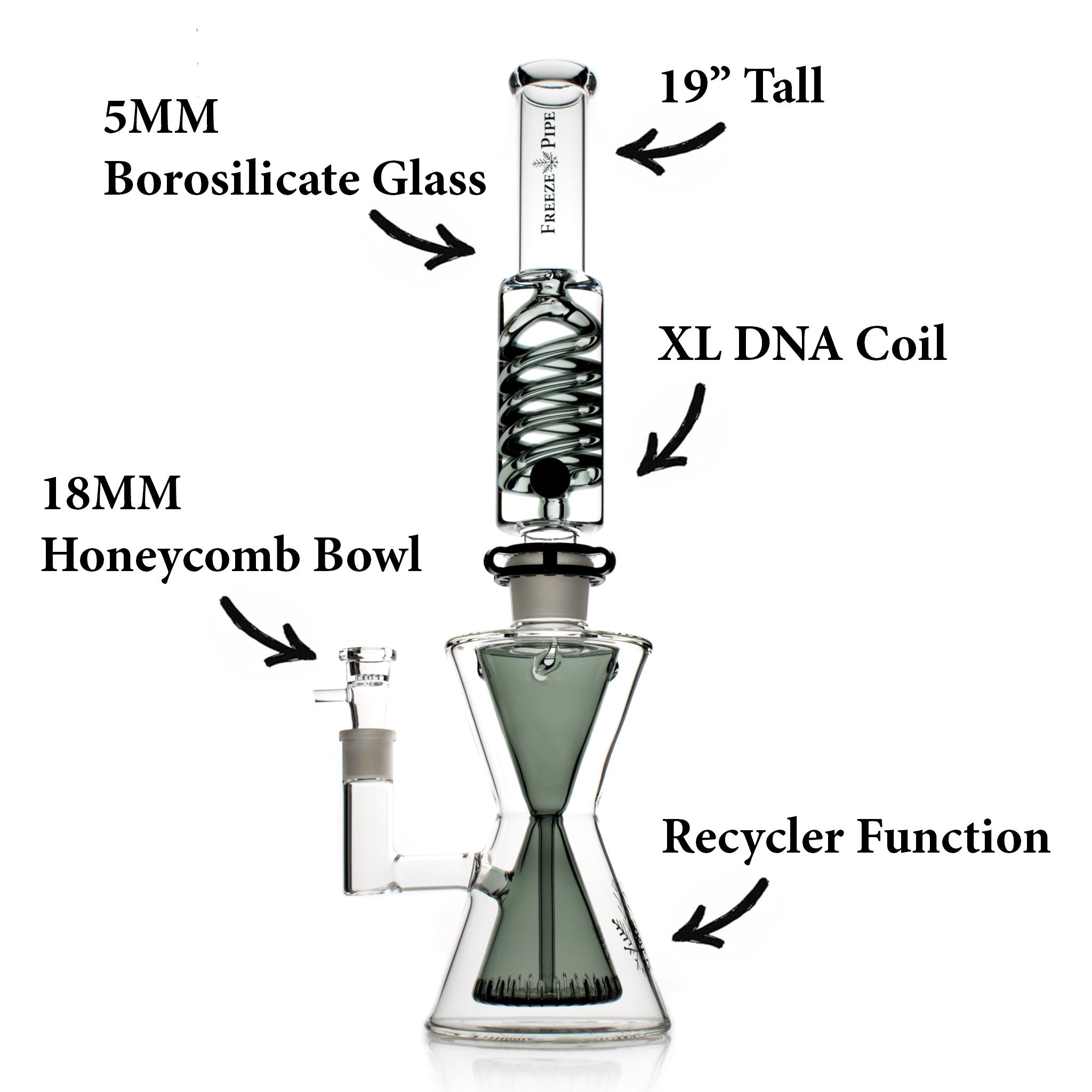 Recycler bong pro specs