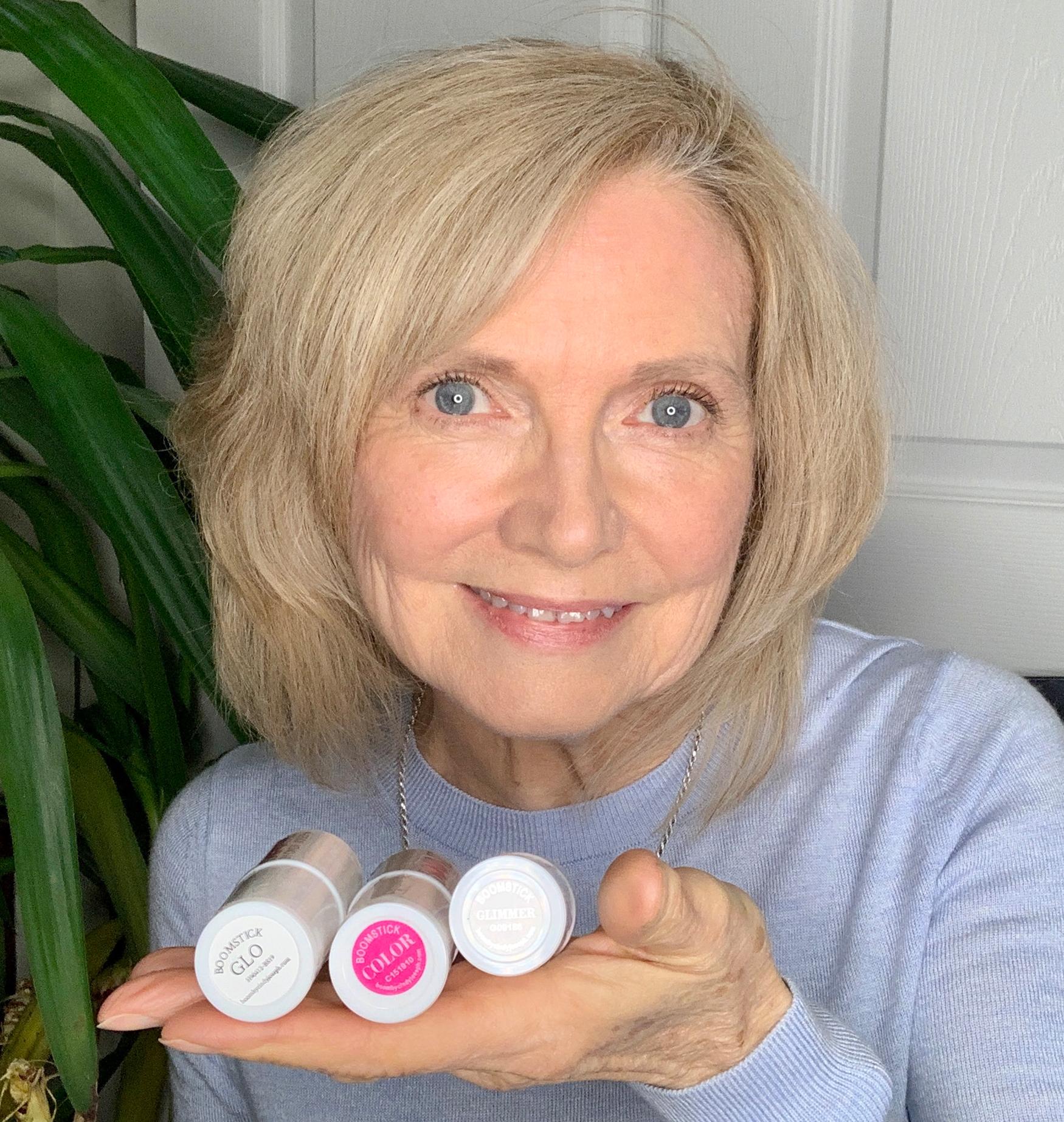 Boom is so easy, so wonderful on your skin, allows your natural beauty to shine right through...and that's what I'm all about." -Sandy Everson