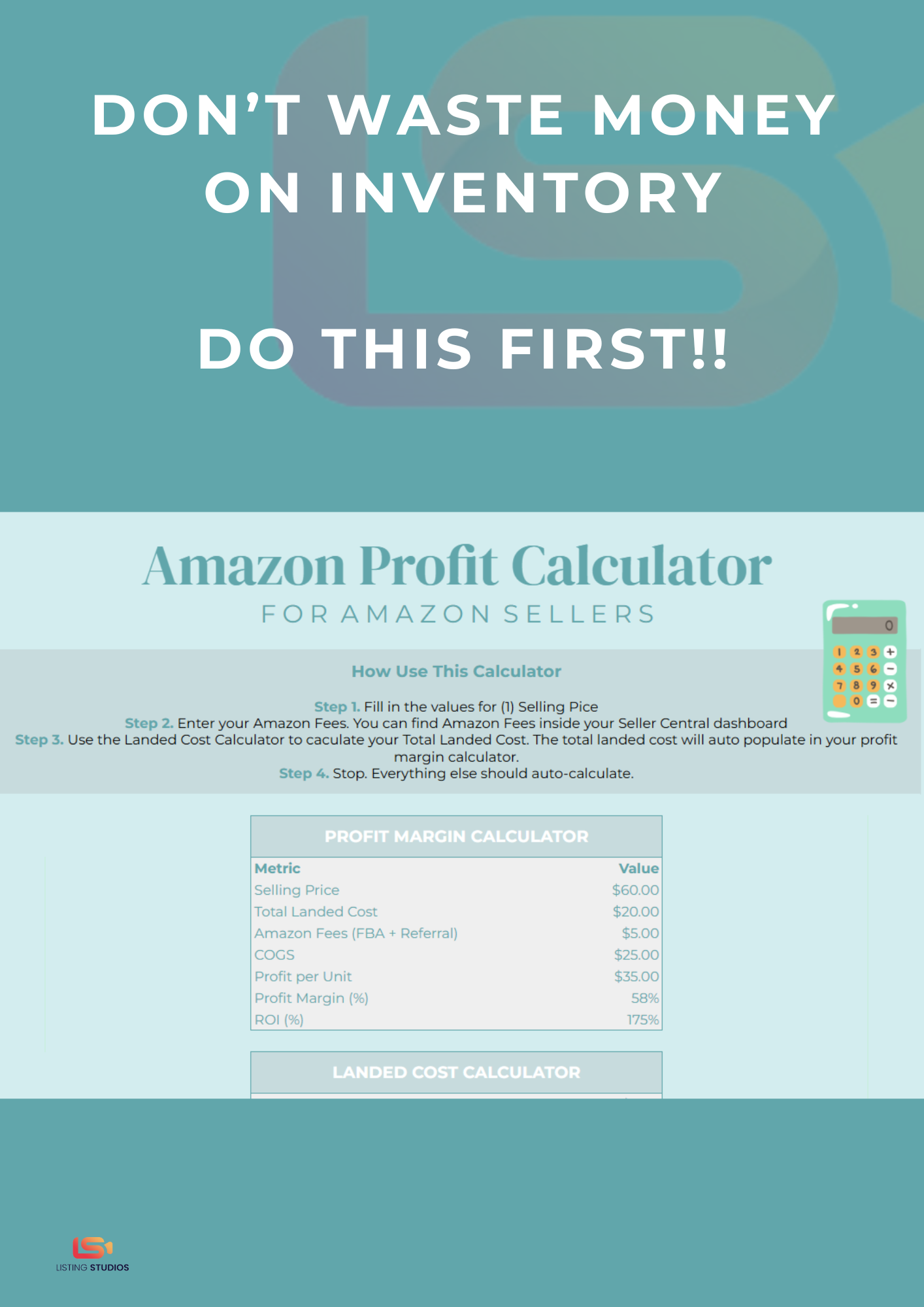 Amazon Profit Calculator Calculate your true Amazon product profits in seconds with this free Google Sheets Profit Calculator.