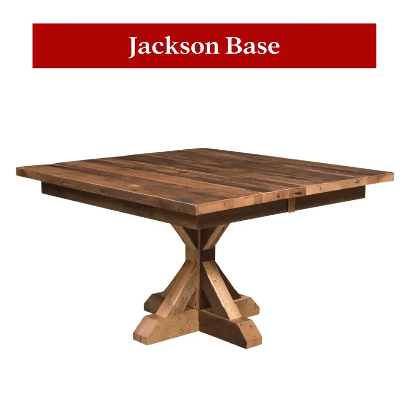 Jackson Wood Pedestal Base