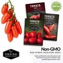 Non-GMO, non-hybrid heirloom tomato seeds for your survival garden