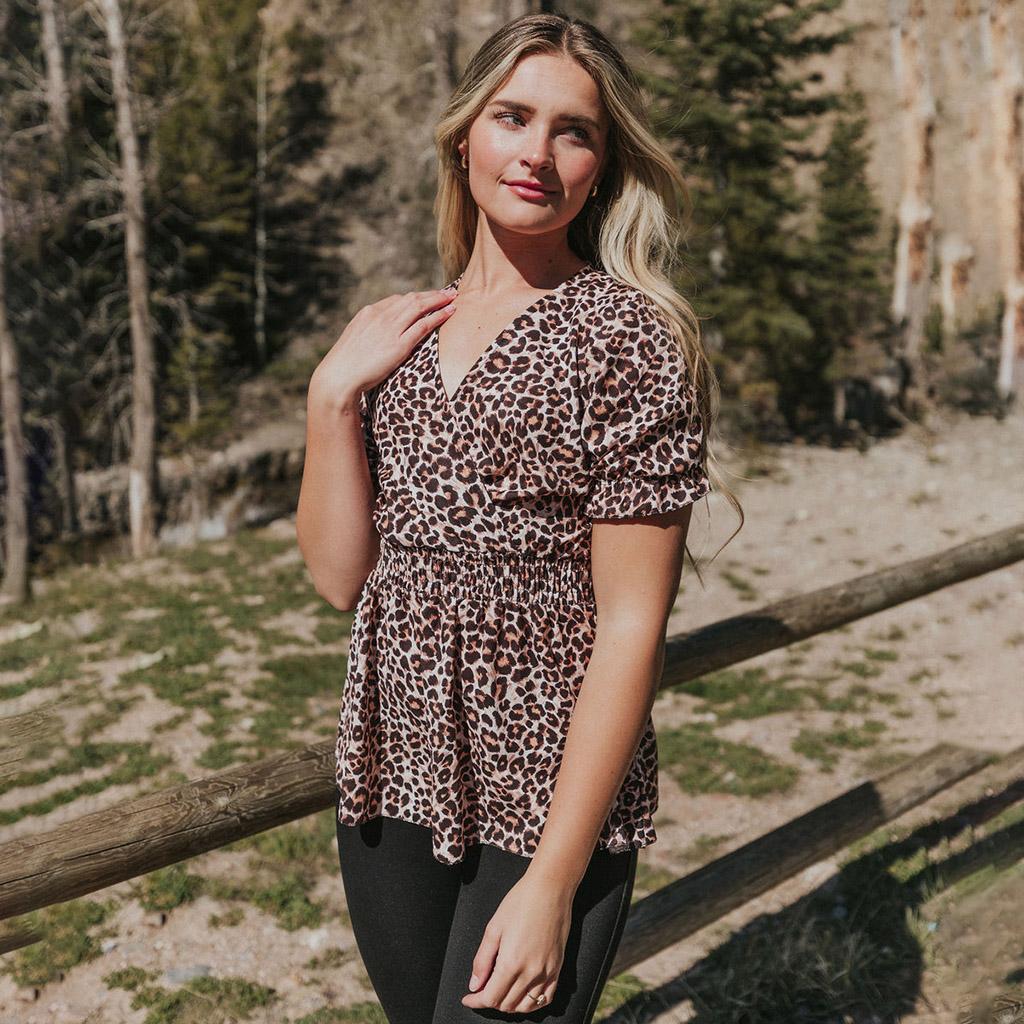 Belle Top (Leopard)