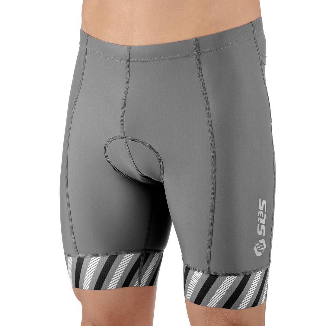 Sparx Men's Triathlon Short Tri Shorts Cycling Short 1 Zippered Pocket Trishort 