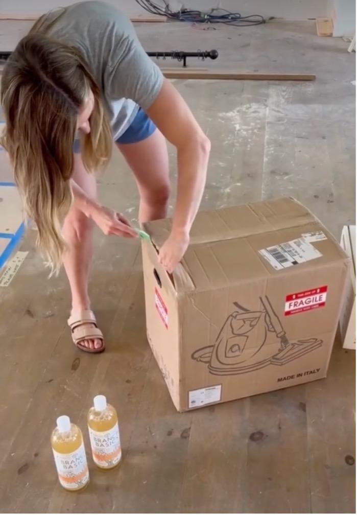 ladybug steam cleaning adding water