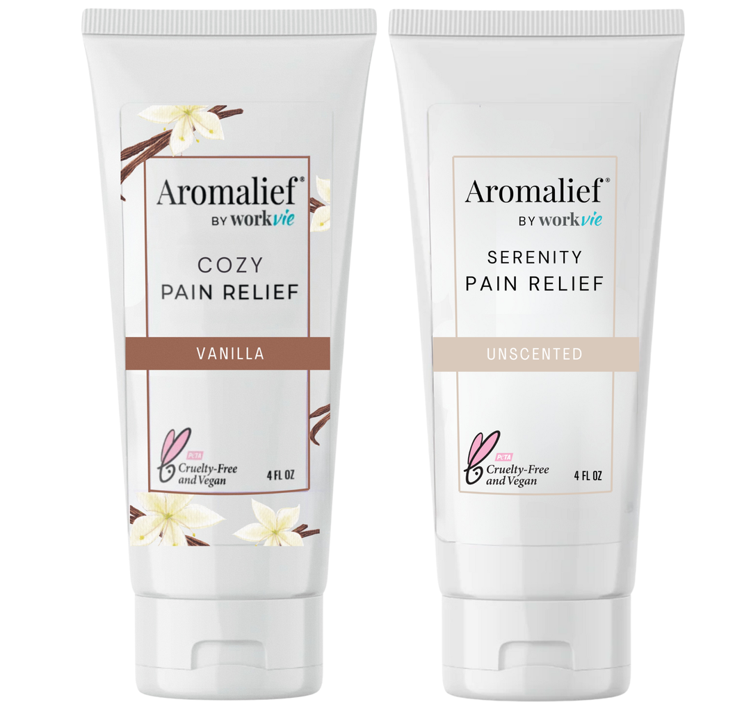 Aromalief Vanilla and Unscented Set in 4oz tubes