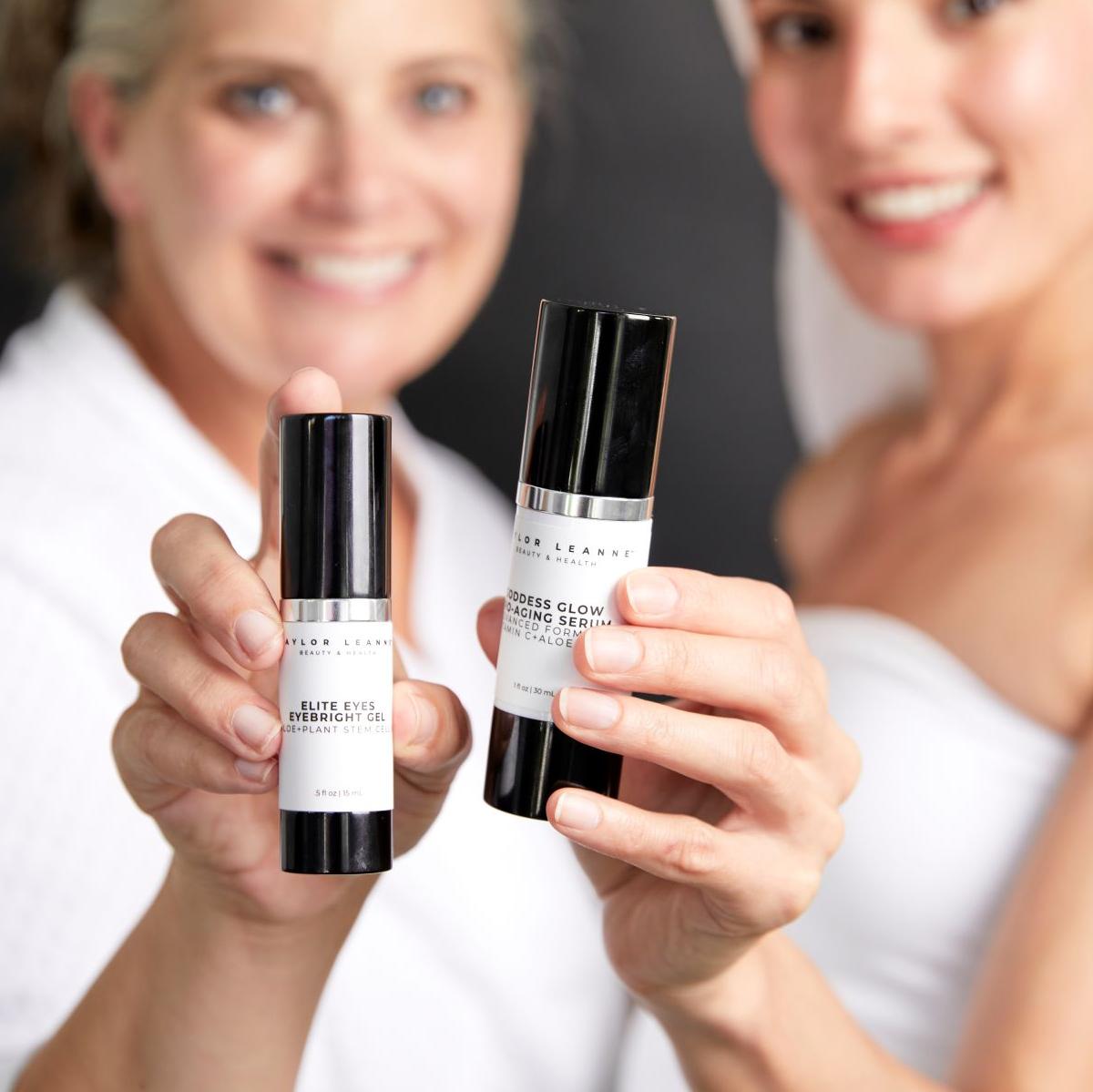 Product lifestyle photography highlighting a skincare product in hand to showcase packaging, application context, and everyday use.