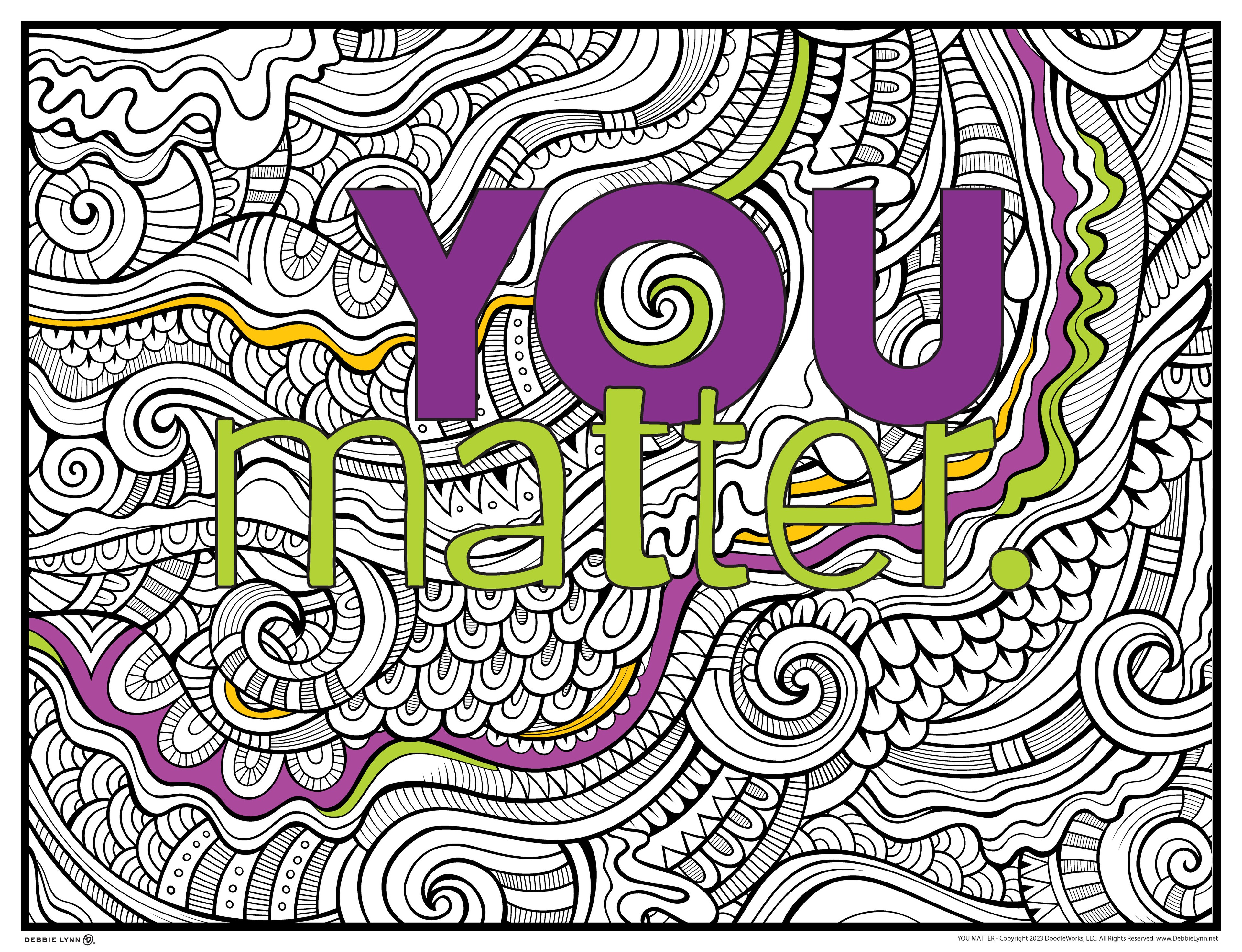 The Debbie Relaxing Coloring Book for Adults and Teens: . Activity for  Relief from Anxiety, Stress, Depression and ADHD